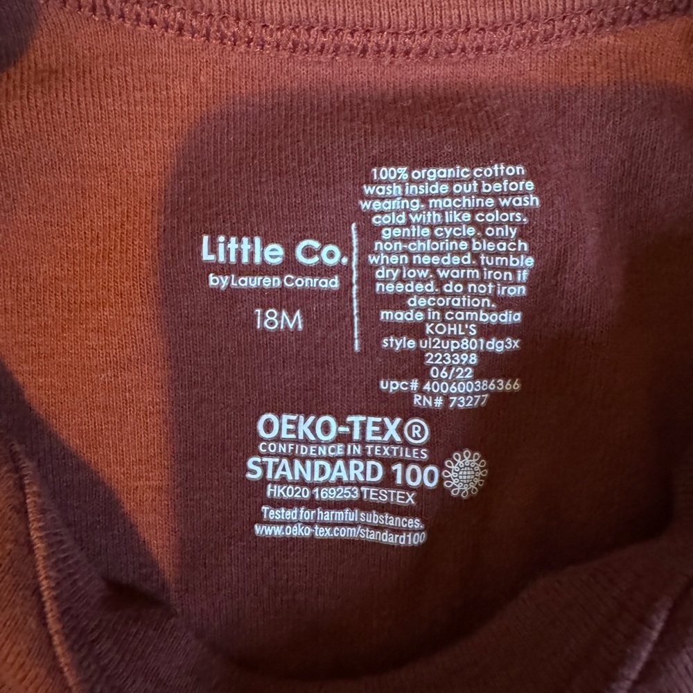 Merry Maroon & Cream Kids Matching Set - Picture 3 of 3